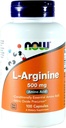 Acum alimente Arginine 500mg, 100 capsule (Pachet de 2)