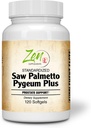 Saw Palmetto & Pygeum Plus - Prostata Supplement Supplement for Prostate & Urina sanatate, Beta-Sitosterol suport DHT Blocker for Hair Loss Prevention 120-Softgel
