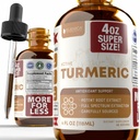 Rejuvica Health Active Turmeric 4oz XL Super Dimensiune - Advanced Liquid Supplement Tincture - Curcuma Longa Extract picături - Rădăcini Turmerice Numai - Natural Occurcumina