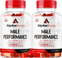 LIVORKA Alpha Surge for Men - Alpha Surge Gummies for Male, Alfa Surge Gummies 1050mg, Alpha Surge XL Gummie, Alpha Surge Gummies, Alfa Surge Gummies, Alpha Sugre Male, 120 Gummies for 2 Month