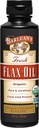 Barlean Organic Flaxseed Oil Liquid din Fresh Cold Presed Flax Seeds, 7,640mg ALA Omega 3 Fatty Acid Supplement for Skin and Hair Care, Vegan & Gluten Free, 8 oz