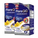 Labo Nutrition FloraGG, Lactobacillus Rhamnosus GG 25 Miliarde CFU Probiotice active & Sunfiber Prebiotic Fiber Supliment, Suport Intestinal Sanatos, Imun sanatate Intarziata Eliberare & Gluten gratuit 60sx2