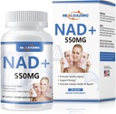 Suplimentul NAD lipozomal pentru femei: NAD+ Supliment cu Resveratrol 550MG Suport de reparații celulare Energie și îmbătrânire sănătoasă