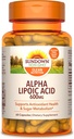 Sundown Alpha Acid lipoic 600mgm, 60 Conte