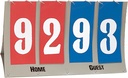 Campion Sports FAS4 Flip A score Tabletop Scorer, 5" Numbers