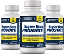 SUPER BETA PROSTATE Suplement Supplement for Men's Health - Reduceți excursiile la baie, Promovați somnul, golirea mai bună a vezicii urinare și prostată sănătoasă, Beta Sitosterol - 60 Conte (Pachet de 3)