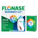 Flonase Senziist Alergie Relief Nasal Spray - non-drowsy 24HR de lungă durată alergie ajutor cu Mist fin, fără miros - 120 Spray-uri Plus Bonus pachet de țesuturi