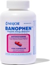 Capsule HCI 50 mg - Relief temporar de simptomele febrei Hay şi ale alergiilor respiratorii superioare - Antihistaminice - Medicină Alergică - 1000 Capsule (1 Pachet)