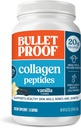 Bulletproof Vanilla Colagen Proteine pulbere cu ulei MCT, 19g Proteine, 42.3 Oz, valoare dimensiune, Colagen Peptide și aminoacizi pentru piele sănătoasă, oase și articulații