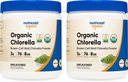 Nutricost Organic Chlorella 8oz (.5 LBs) (2 Sticle) - 3000mg Per Serving