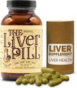 Pilula de ficat 120 capsule - Herbal Liver Cleanse Detoxifiere & Reparații Pastile cu Brodock Root, Milk Thistle, Rosemary și semințe de in - non-GMO, Organic, și pastile de ficat naturale dezintoxicare pentru bărbați și femei