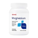GNC Magneziu 500 mg, 120 capsule, susţine absorbţia calciului şi dinţii puternici şi oasele