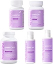 Premom Multivitamine pentru femei + Ulei de pește DHA prenatal + Prenatal & Probiotice + Lubrifiant de fertilitate personală pentru Concepția 2&4 Fl Oz