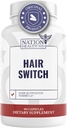 Comutator de par - Suplimente pentru par si Scalp - Biotina, Zinc, Seleniu, si mai mult - Formula de activare par pentru barbati si femei, 1 sticla