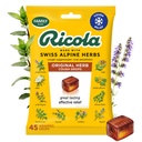 Ricola Original Herb Cough Drops, 45 Count, Tuse Suppressant & Throat Relieving Drops with Natural Sourced Menthol, Pleasing Herbal Gust for Coughs & Throat Irritation Symptom Relief