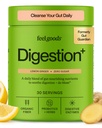 Feel Goods Gut Guardian, Organic Fiber, Probiotic & Prebiotic Powder, Sugar Free, Herbs for Bloat, Gut Health Support, Digestive Health for Men & Women, Non OMG, Vegan, Lemon Ginger, 30 Servings