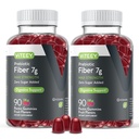VITEEY Prebiotic Fiber Gummies pentru adulți, 7g - Gut Health & Digestive Soluble Fiber Supplement Gummies - Zero Sugar Adăugat, Vegan, Gluten-Free - 180 Conte