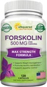 aSquared Nutrition Forskolin 500mg Putere maximă -120 capsule, Supliment natural pentru arderea grasimilor pur combustibil, Coleus Forskohlii Root-Forskolin Diet Pilule, Belly Buster Pure Fat Burner 2X Slim Trim Pierde