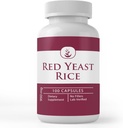 Ingrediente originale pure Red Yeast Rice Extract, (100 capsule) întotdeauna pură, fără aditivi sau fillere, Lab verificat (100 capsule)