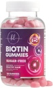 Vitamine de par Gummy cu Biotin 5000 mcg - suport de crestere a parului cu vitamine E & C pentru mai gros, mai puternic si par frumos - piele de par si unghii Vitamina pentru femei, non-GMO, Gluten gratuit - 120 gume