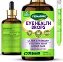 YENATURE Eyebright Herb Eye Health Drops for Eye Strain Relief & Sight Care, Ultra Force Eye Health Supplement