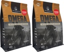 Maiestate Omega Wafers - Superioara piele de cal/echina, Haina, și Suplimentul de sprijin imun - Omega 3, 6, 9 și Biotin (Peppermint, 2 Pack (120 Conte Total)))