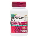 Naturas Plus Herbal Actives Red Yeast Rice, eliberare extinsă - 600 mg, 60 Mini Tablete - Supliment vegetal - Vegan, Vegetarian, Gluten-Free - 30 Serviri