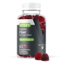 Viteey Prebiotic Fiber Gummies pentru adulți, 4g - Guma de mestecat sanatate si digestive soluble Fiber Supplement Gummies - Zero Sugar Adăugat, Vegan, Gluten-Free - 60 Conte