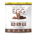 Designer Wellness, Designer Egg, Natural Egg Yolk & White Proteine Powder, Keto și Paleo Friendly, Calorie scăzut, Mai puțin de grăsime și colesterol, Ciocolată olandeză, 12.4 Ounce