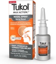TUKOL Max Acţiune Spray nazal, Oxymetazolină Nasal Decongestionant Spray pentru adulţi, Rapid Stuffy Nas & Sinus Congestion Relief, 12-Hour nas Spray decongestionant, 0.5 fl oz