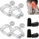 Acupeace Tinitus Dispozitiv de ajutorare, Acupeace Anti Tinitus Relief Clip ureche, Dispozitiv de oprire a inelului urechii, Tinitus Relief pentru inelarea urechilor-2pere