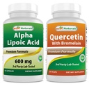 Cel mai bun natural alpha Acid lipoic 600 mg și Querbetin cu Bromelain
