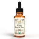 Hhroma Herbal Products Organic White Willow Bark 30 Servings - 800 MG Per Serving - 2 FL OZ lichid într-o sticlă de sticlă - Salix Alba