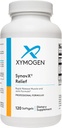 XYMOGEN SynovX Relief - Supliment comun de sprijin cu extract Boswellia Serrata + Turmeric - Suplimente musculare și de ajutor comun - Vegan, Gluten gratuit și non OMG-uri (120 Softgels)