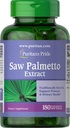 Puritan's Pride Saw Palmetto Extract, susține funcția urinară și promovează canicula prostată, 180 Count