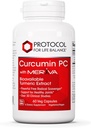 PROTOCOL PENTRU BALANCE LIFE Curcumin PC - cu fosfatidilcolină pentru absorbţie - Mobilitate comună, flexibilitate şi suport imun - Supliment Turmeric - Capsule non-GMO & Halal - 60 Veg