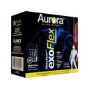 Aurora Nutrascience Micro-Pack Liposomal exoFlex+ cu vitamina C, Suportă Flexibilitate comună & Funcție, BiovaFlex Eggshell Membrane, Curcumin & Boswellia, Aroma de Strwaberry, 30 Pachete de unică servire