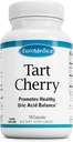 EuroMedica Tart Cherry - Supliment antioxidant pentru a sprijini sănătos de acid uric echilibru și sănătate comună - Vegan Supliment nutritional - Supliment alimentar pentru a ajuta recuperarea după exercițiu - 120 capsule
