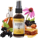 Mickelberry Gardens Elderberry Honey Propolis Gât Spray - Natural Immune Support and Ghroat Coat for Kids and Adults (2 Ounces)