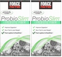 Force Factor ProbioSlim + Prebiotic Fibră pierdere în greutate Supliment pentru femei și bărbați, Probiotic și Prebiotic Digestive de asistență medicală cu extract de ceai verde și Psyllium Husk Fiber, 120 capsule