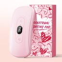 Timp de încălzire portabilă Crampe: 2 Cronometru 6 Nivele de căldură 6 Moduri de vibrație Pad electrice fără fir pentru recuperare durere spate Pad de încălzire menstruală (Pink lumina)