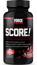 Force Factor SCORE! Supliment de oxid de azot pentru bărbați cu buruieni de capră excitat, L-Citrullină, Ashwagandha, negru Maca & Tribulus, Ignite Drive & Energy, Creșterea perseverenței, pentru Vitalitatea masculină, 76 Capsule