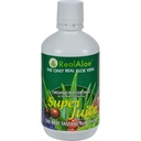 Real Aloe Aloe Vera Super suc - Organicly Grown - No Bitter Gust - 32 fl oz (Pachet de 4)