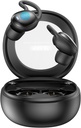 Căști de dormit, Căști de somn fără fir pentru Sleepers laterale, Mini Căști pentru dormit, Ultra-Thin Bluetooth 5.4 Căști, Confortabil Invizibil Negru