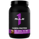 Regula 1 Proteină cazeină - 25g Proteină și 11g EAAS per servire de la Slow-Release Micellar Casein pentru recuperare peste noapte și livrare susținută între mese (2 livre, unt de arahide ciocolată)