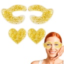 Pad-uri de ochi gel reutilizabile - răcire și încălzire ochi compresa pentru reducerea puffiness, cercuri, riduri și înroșire - Durere Relief & relaxare