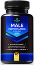 Vigor albastru pastile Max pentru bărbați, Formula toate-naturale pentru fitness masculin și rezistență, Capsule premium pentru nutriție zilnică, performanță și energie, Suplimentul oficial pentru recenzii umane (60 capsule)