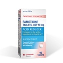 Glenmark Therapeutics Original Force Famotidină Tablets, 10 mg, Acid Reductor pentru Arsuri la stomac, 90 Count