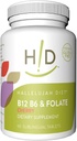 Hallelujah Diet B12, B6 & Folate Suplimente dietetice Cherry Aroma vitamine sublinguale (60 comprimate)