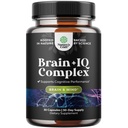 Nootropic Memory Supplement for Brain Support - Pastile de memorie pentru Boost Creier și Energie Naturală Booster - Vitamina B12 Bacopa Monnieri Rhodiola Rosea DMAE Ginkgo Biloba Fosfatidilserină - 60 Conte